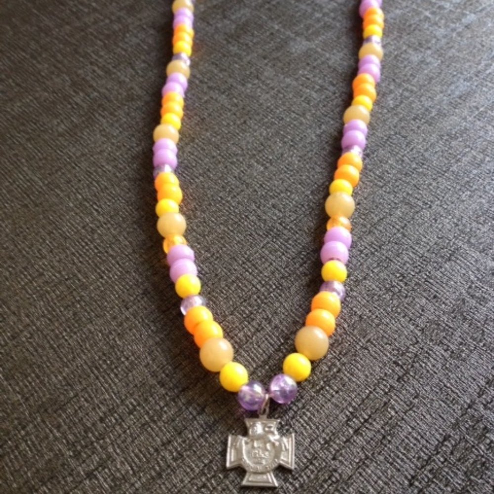 Victory Lion Cross Pendant Necklace